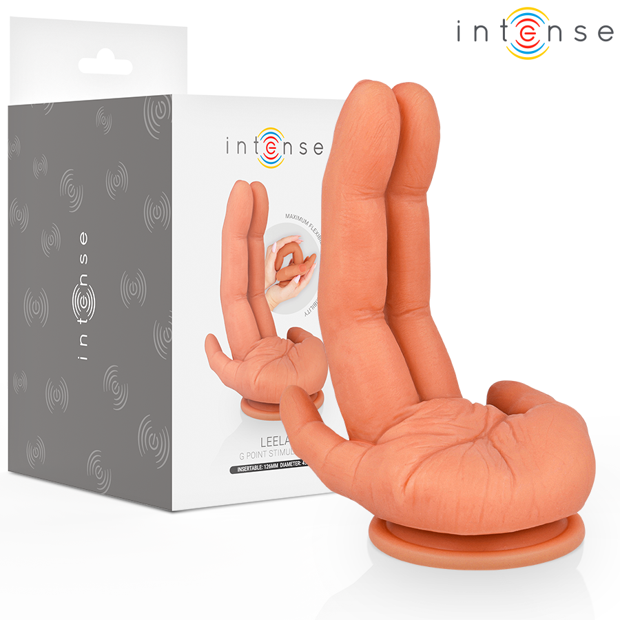 INTENSE - LEELA STIMOLATORE PUNTO G FLESSIBILE MANO 12,6 CM