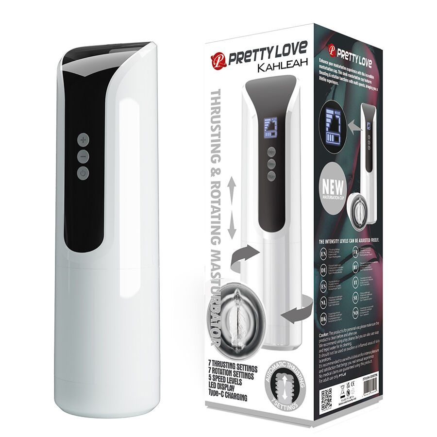 PRETTY LOVE - MASTURBATORE KAHLEAH CON SPINTA E ROTAZIONE