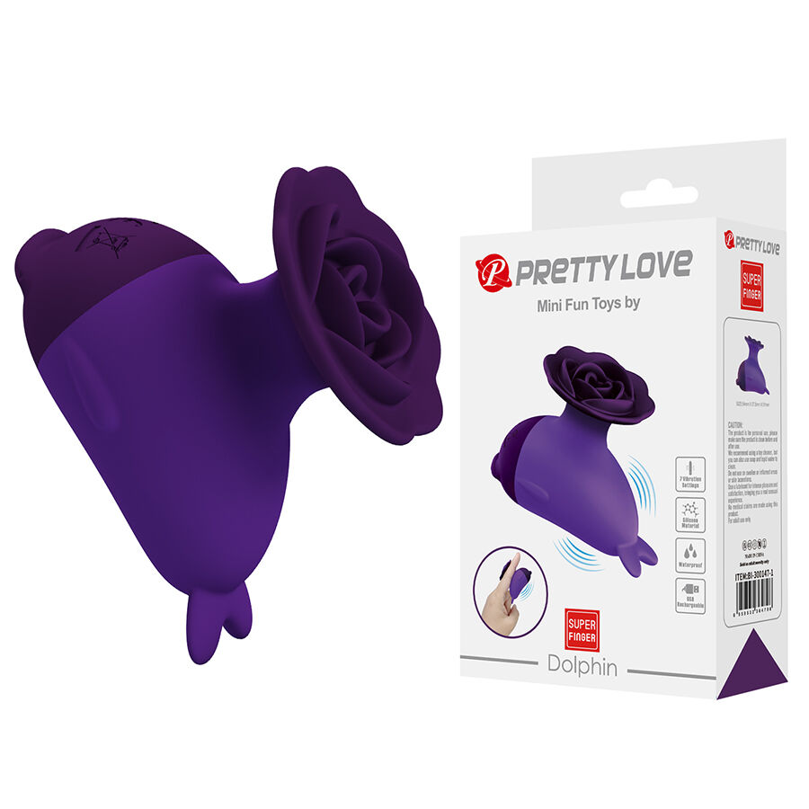 PRETTY LOVE - DOLPHIN MINI VIBRATORE CON CLIP