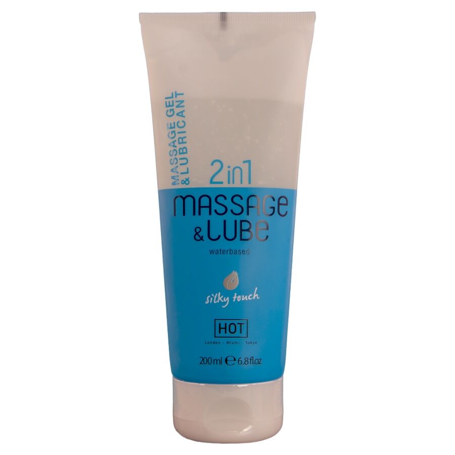 HOT - MASSAGE  GLIDE GEL 2IN1 TOCCO SETOSO 200 ML