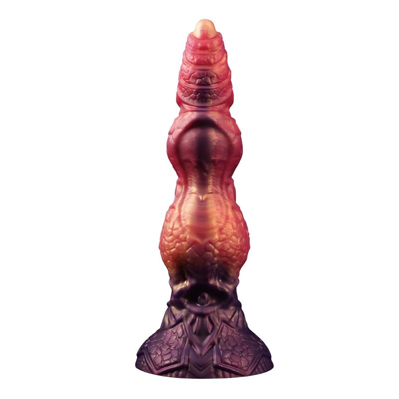 POWER MONSTERS - SAVAGE BEASTLORD TRICOLOR FANTASY DILDO IN SILICONE 24 CM Ø 5 CM