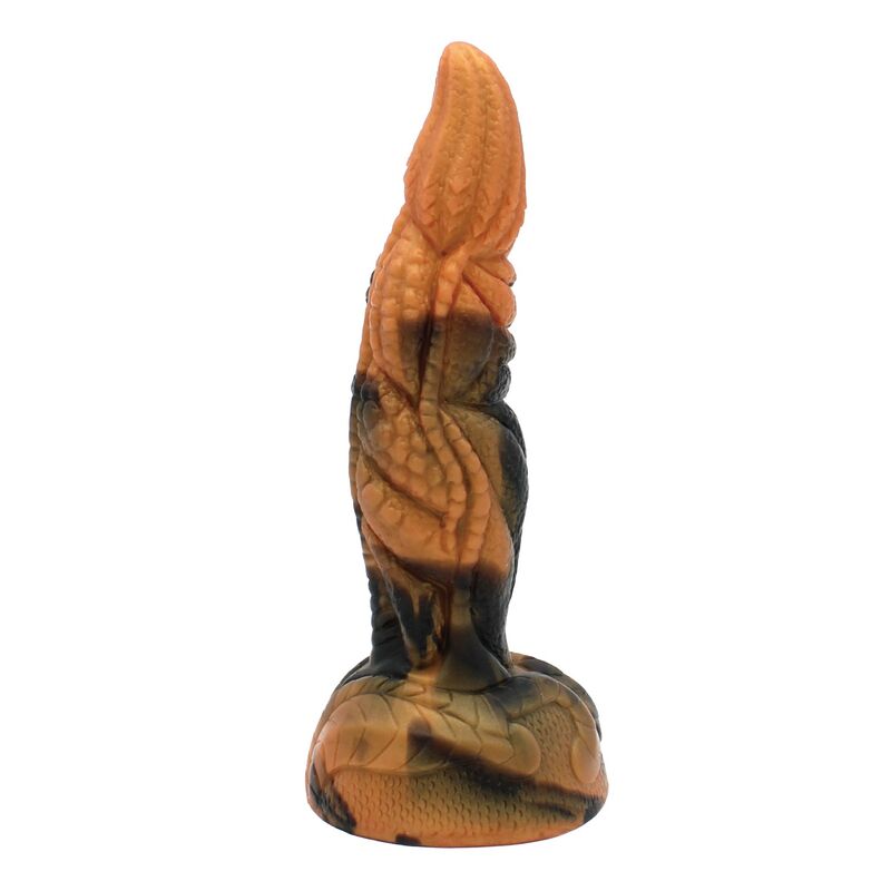 POWER MONSTERS - TIRANNOSAURO BICOLORE FANTASY DILDO IN SILICONE 20,5 CM Ø 5 CM