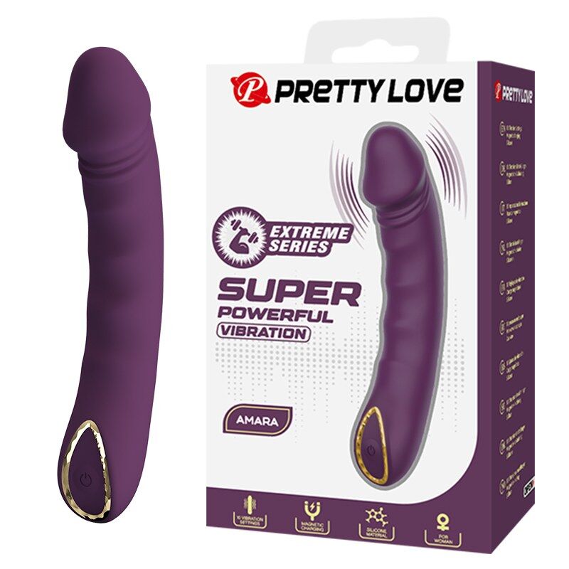 PRETTY LOVE - VIBRATORE RICARICABILE AMARA 10 FUNZIONI VIOLA