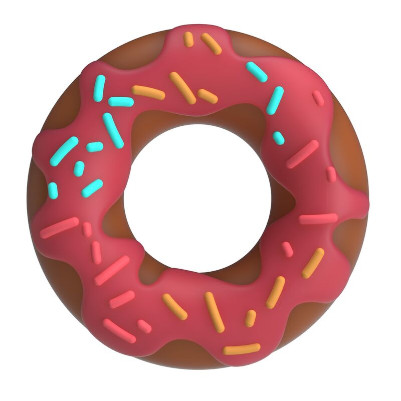 PRETTY LOVE - ANELLO PER PENE SUPER DONUT ROSA
