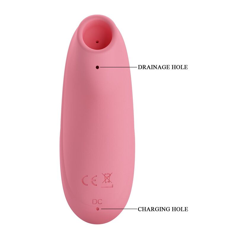 PRETTY LOVE - STIMOLATORE CLITORIDEO A SUZIONE OTIS 7 MODALITÀ ROSA