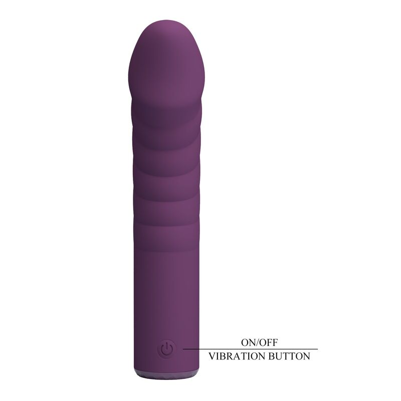 PRETTY LOVE - VIBRATORE RICARICABILE RYLAND 10 FUNZIONI VIOLA