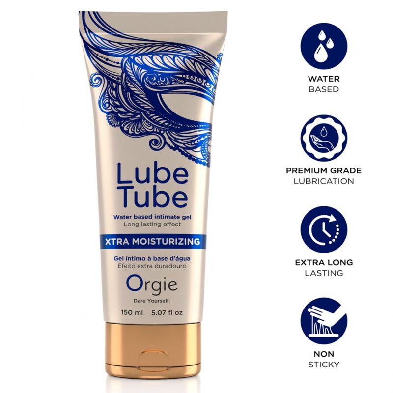 ORGIE - TUBO LUBRIFICANTE EXTRA IDRATANTE GEL INTIMO A BASE DE ACQUA 150 ML