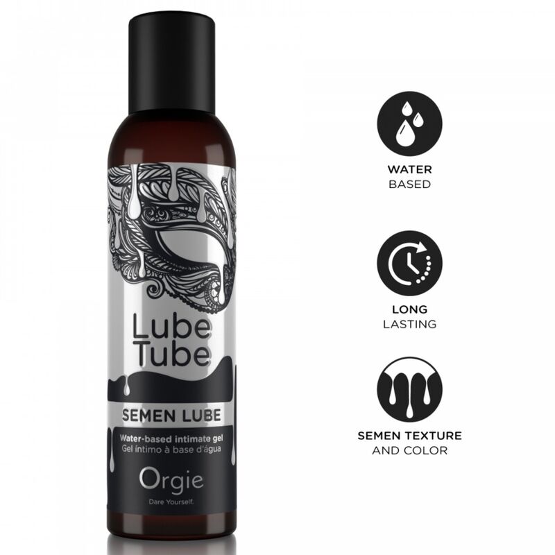 ORGIE - TUBO LUBRIFICANTE SEMEN LUBRIFICANTE GEL INTIMO A BASE DE ACQUA 150 ML