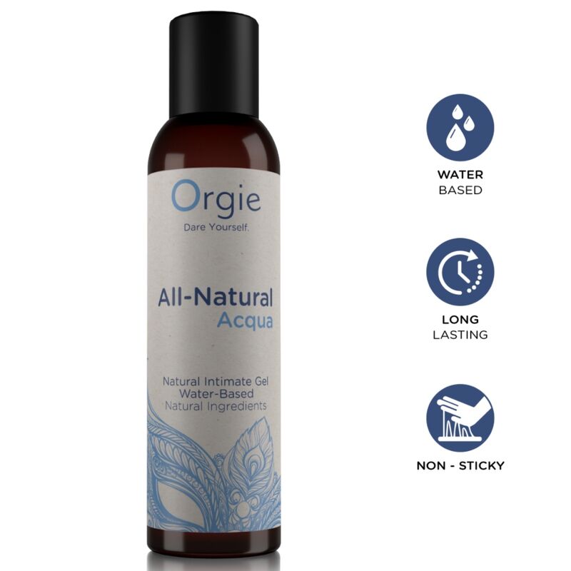 ORGIE - GEL INTIMO NATURALE A BASE DE ACQUA 150 ML