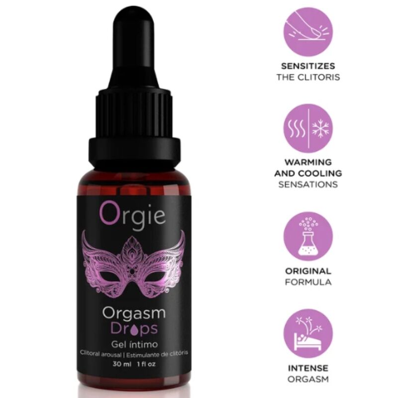 ORGIE - GOCCE PER L'ORGASMO E LA RISCALDAMENTO CLITORIDEO 30 ML