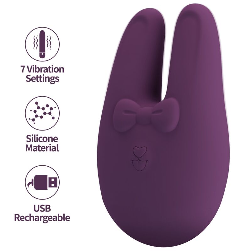 ROMANCE - STIMOLATORE ESTERNO BUNNY CON 7 MODALITÀ DI VIBRAZIONE