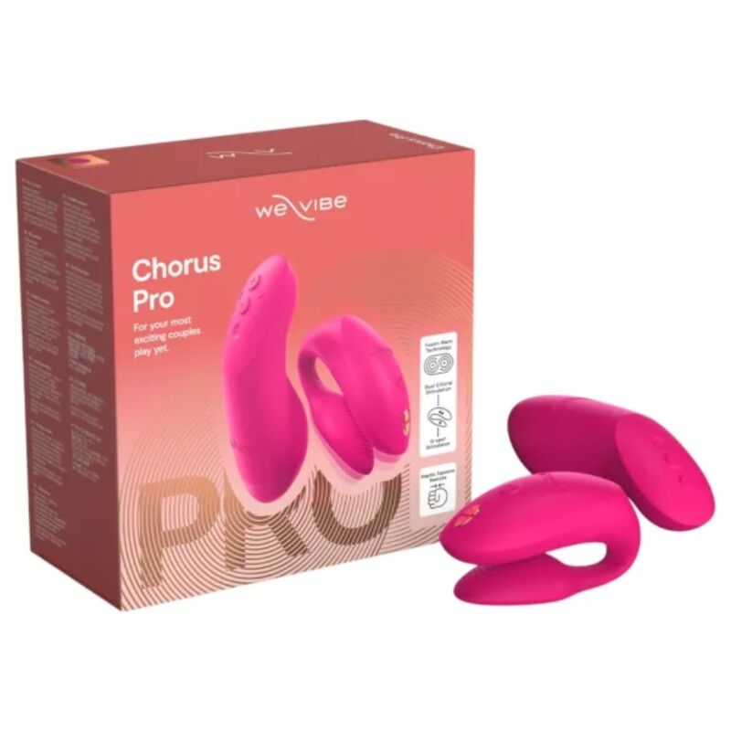 WE-VIBE - VIBRATORE PER COPPIE CHORUS PRO PREMIUM ROSA ELETTRICO