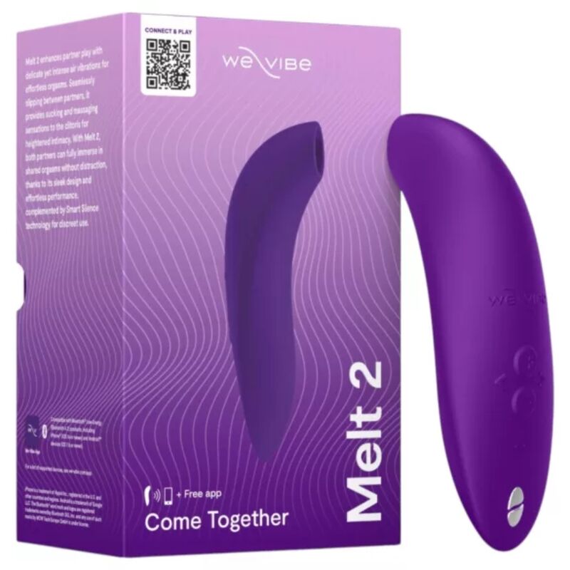 WE-VIBE - MELT 2 STIMOLATORE CLITORIDEO A IMPULSI D'ARIA VIOLA